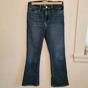 Frame blue "Le Crop Mini Boot" Womens jeans sz 28